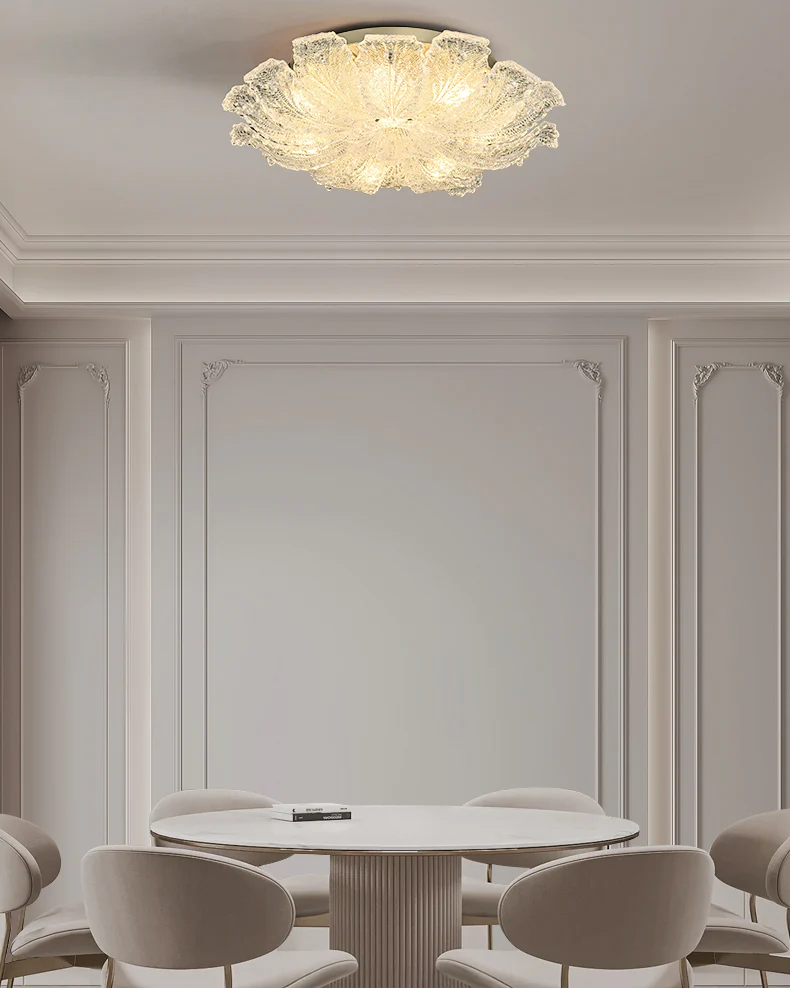 WOMO Glass Flower Ceiling Light-WM1151 - Image 5