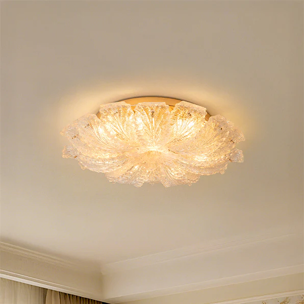 WOMO Glass Flower Ceiling Light-WM1151 - Image 6