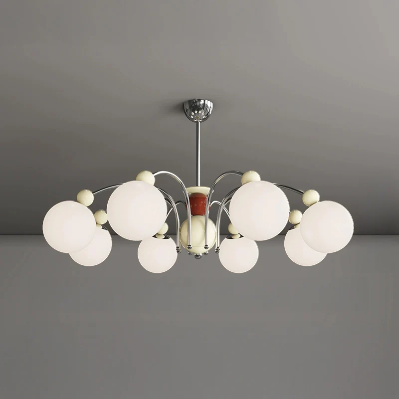 WOMO Glass Globe Arm Chandelier-WM2598 - Image 14