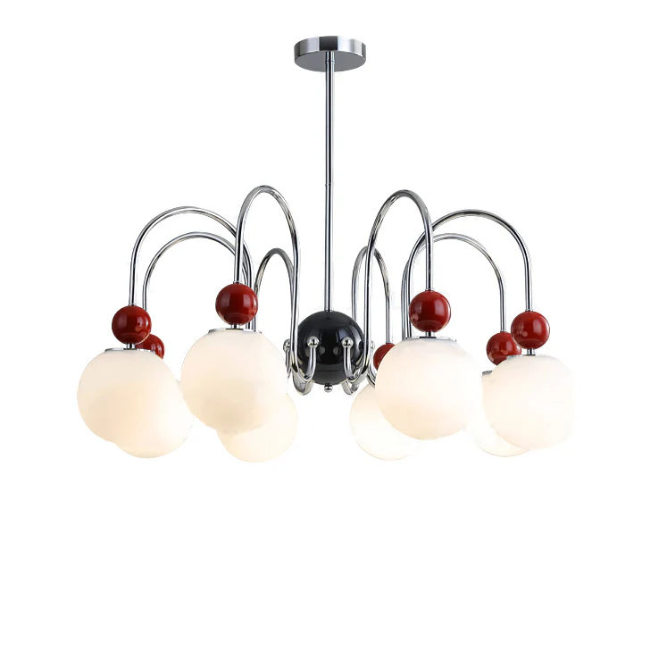 WOMO Glass Globe Arm Chandelier-WM2617 - Image 11