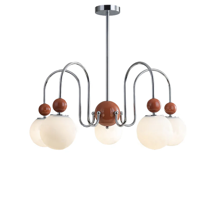 WOMO Glass Globe Arm Chandelier-WM2617 - Image 13