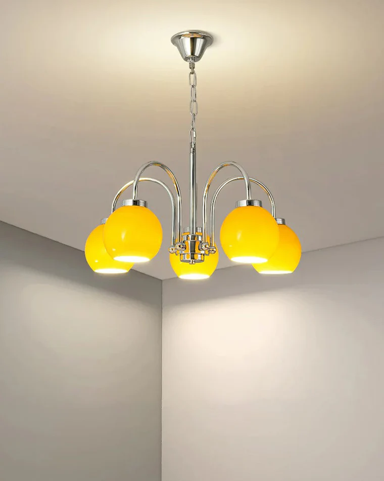 WOMO Glass Globe Arm Chandelier-WM2718 - Image 5