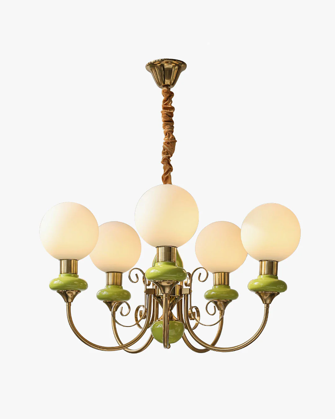 WOMO Glass Globe French Chandelier-WM2958