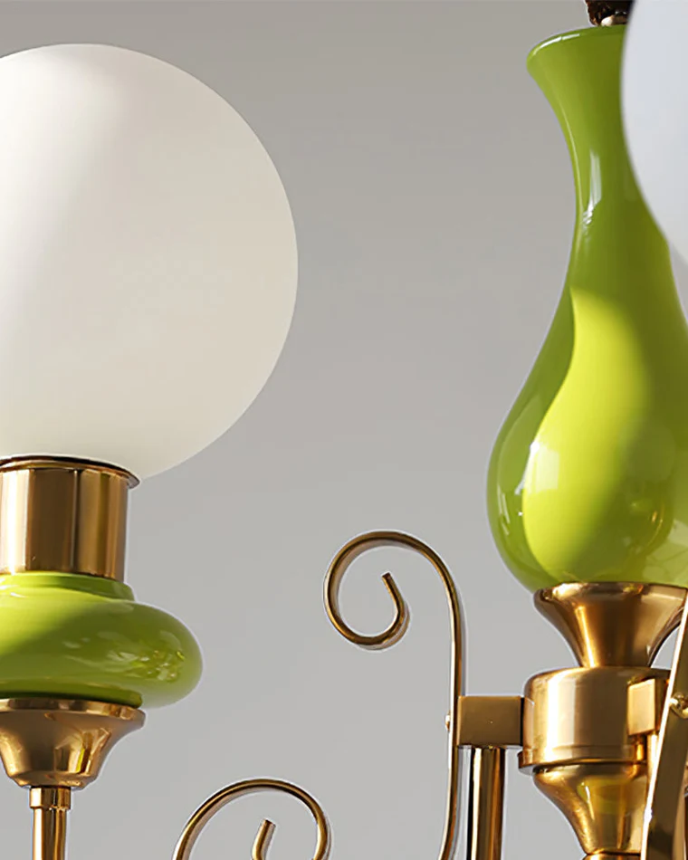 WOMO Glass Globe French Chandelier-WM2958 - Image 11