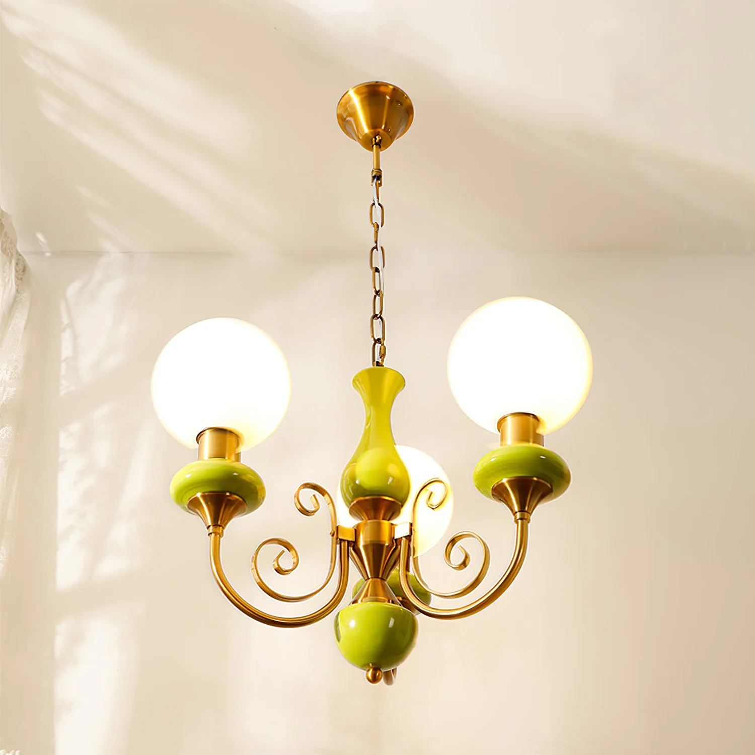 WOMO Glass Globe French Chandelier-WM2958 - Image 12