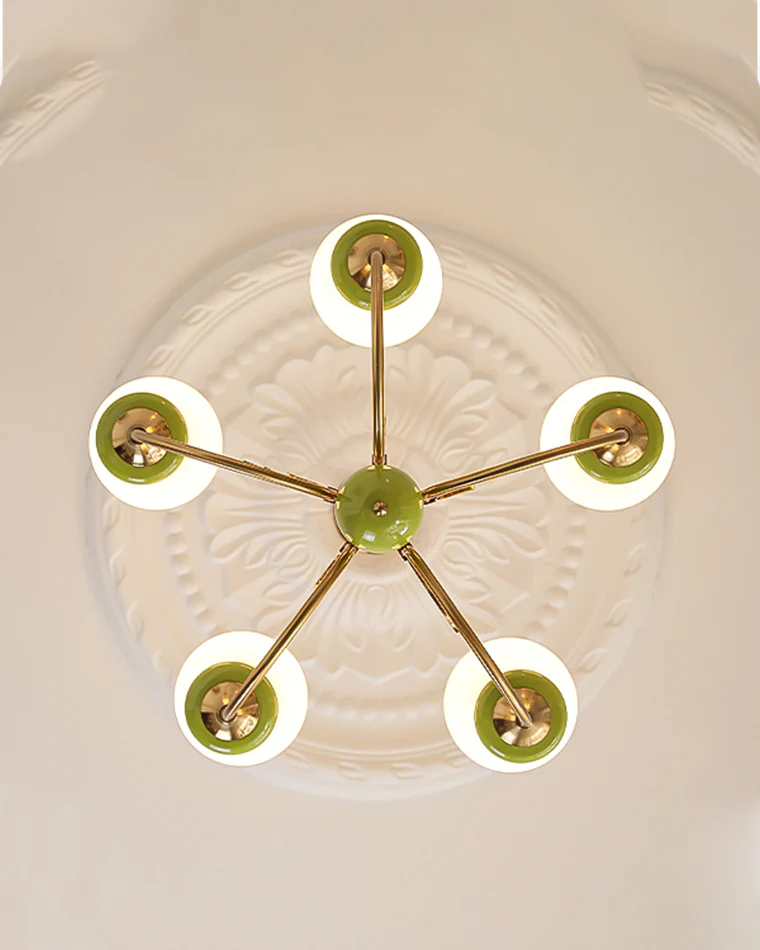 WOMO Glass Globe French Chandelier-WM2958 - Image 7