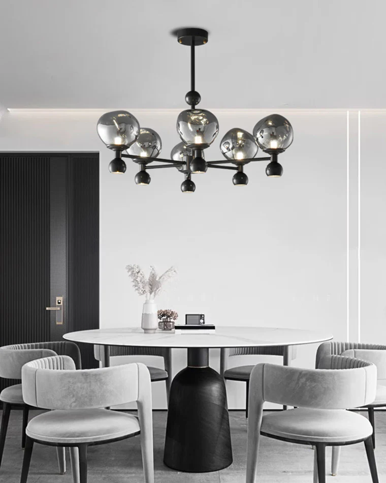 WOMO Glass Globe Chandelier-WM2454 - Image 7
