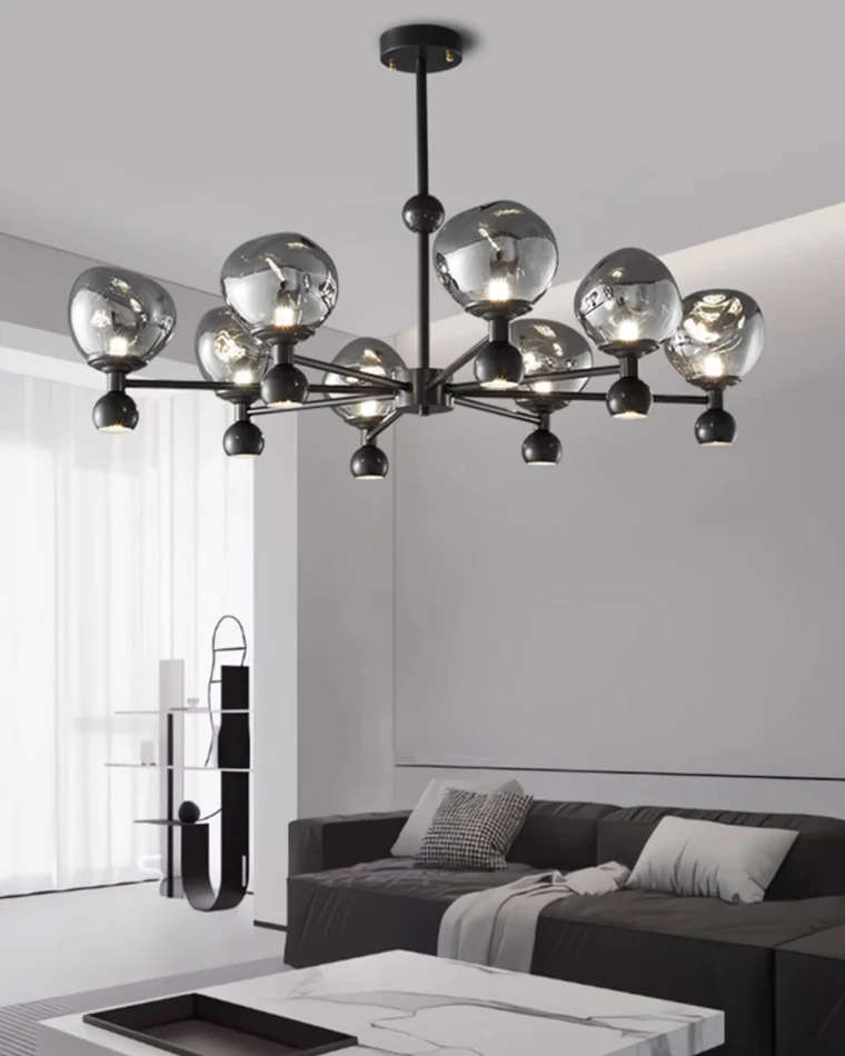 WOMO Glass Globe Chandelier-WM2454 - Image 8