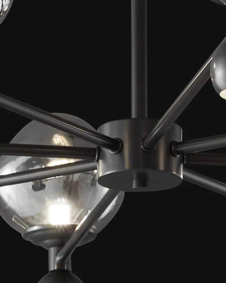 WOMO Glass Globe Chandelier-WM2454 - Image 9