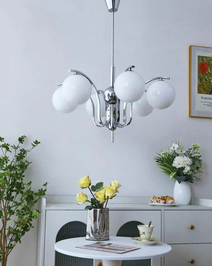 WOMO Glass Globe Chandelier-WM2558 - Image 12