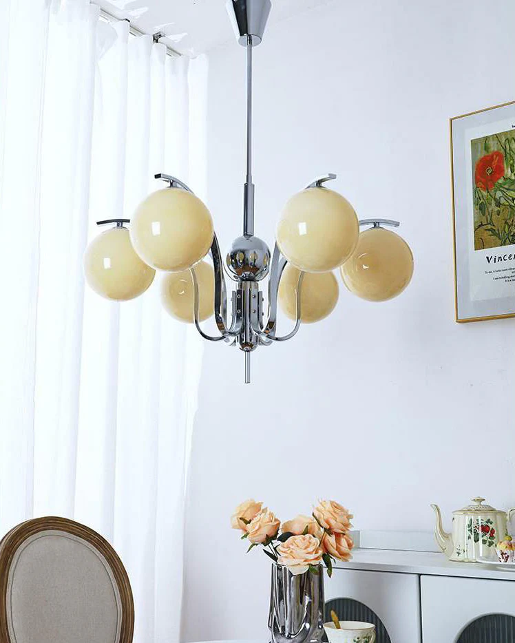 WOMO Glass Globe Chandelier-WM2558 - Image 2