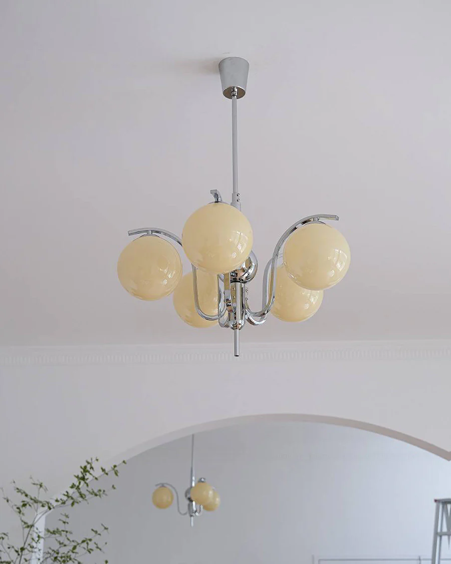 WOMO Glass Globe Chandelier-WM2558 - Image 4