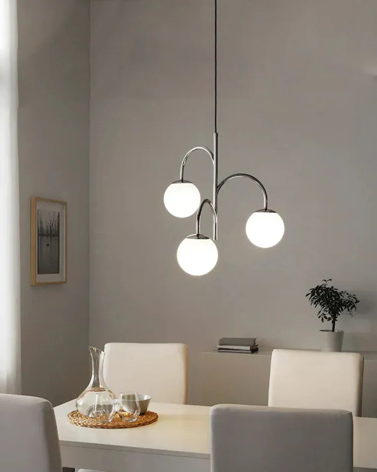 WOMO Glass Globe Arm Chandelier-WM2700 - Image 7