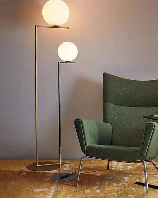 WOMO Glass Globe Floor Lamp-WM7128 - Image 12