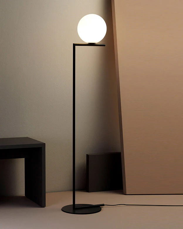 WOMO Glass Globe Floor Lamp-WM7128 - Image 13