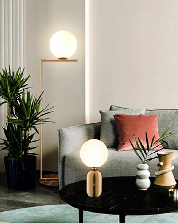 WOMO Glass Globe Floor Lamp-WM7128 - Image 20