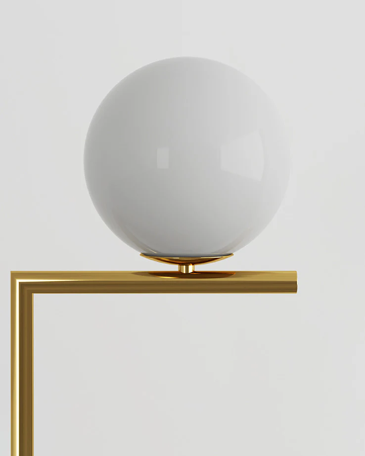 WOMO Glass Globe Floor Lamp-WM7128 - Image 32