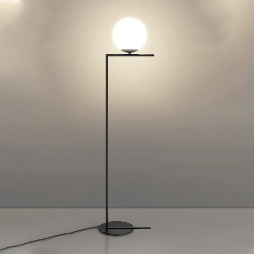 WOMO Glass Globe Floor Lamp-WM7128 - Image 35