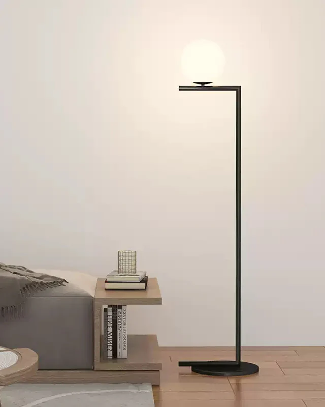 WOMO Glass Globe Floor Lamp-WM7128 - Image 5