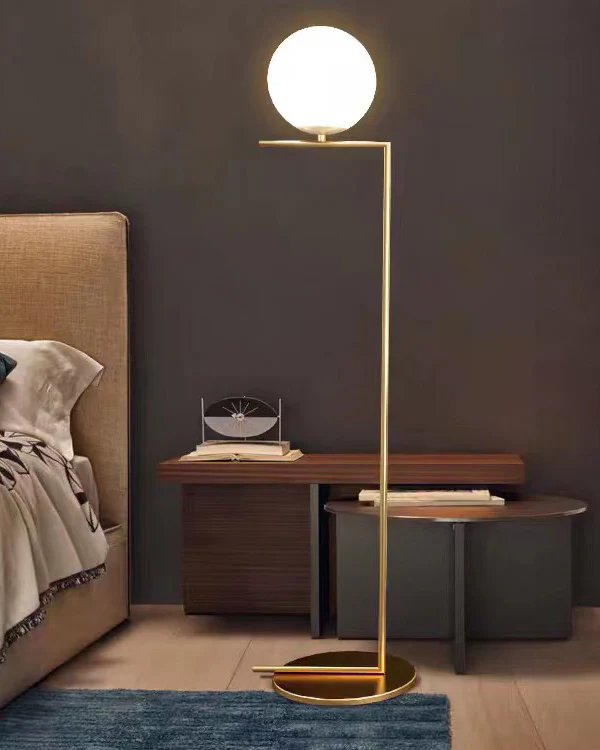 WOMO Glass Globe Floor Lamp-WM7128 - Image 9