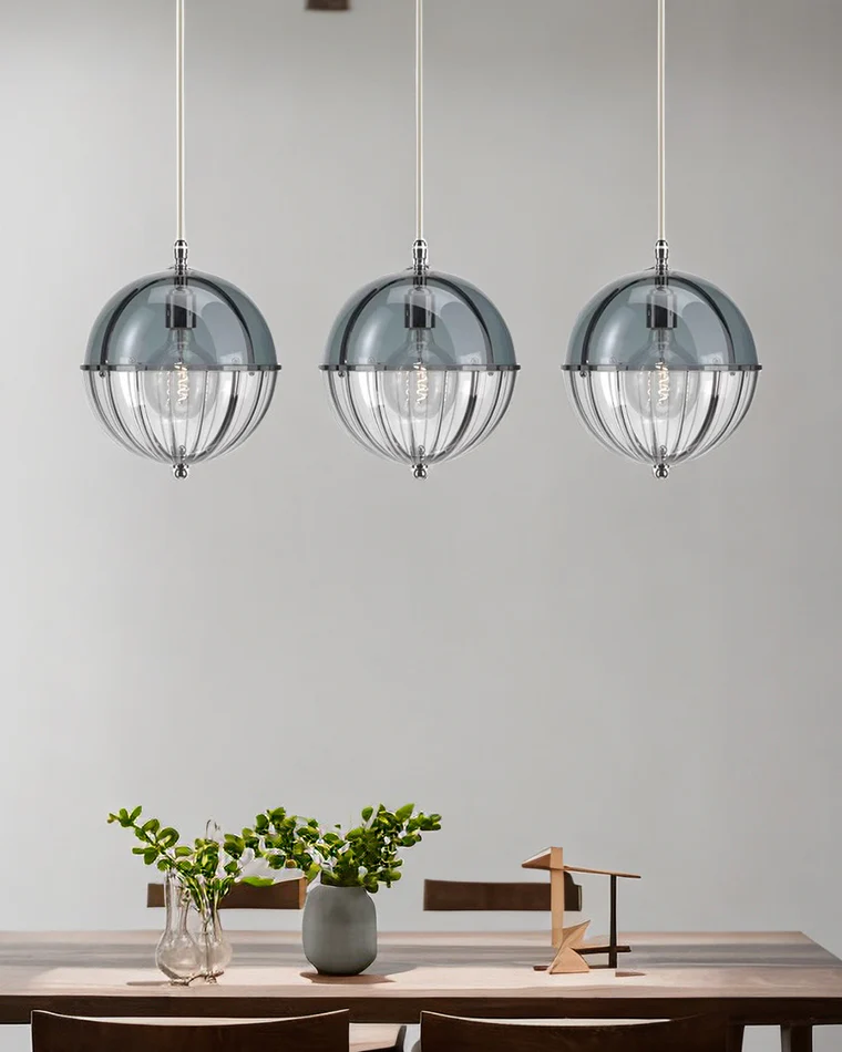 WOMO Globe Glass Pendant Light-WM2504 - Image 3