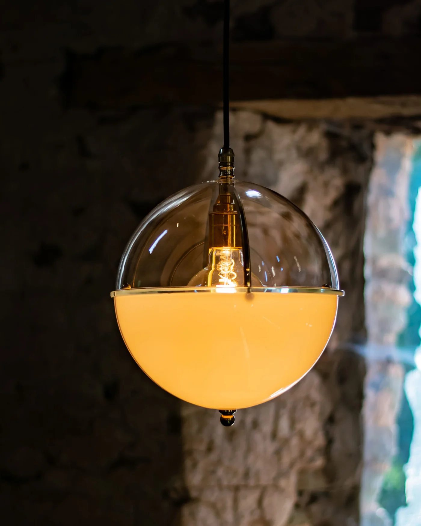 WOMO Globe Glass Pendant Light-WM2504 - Image 4