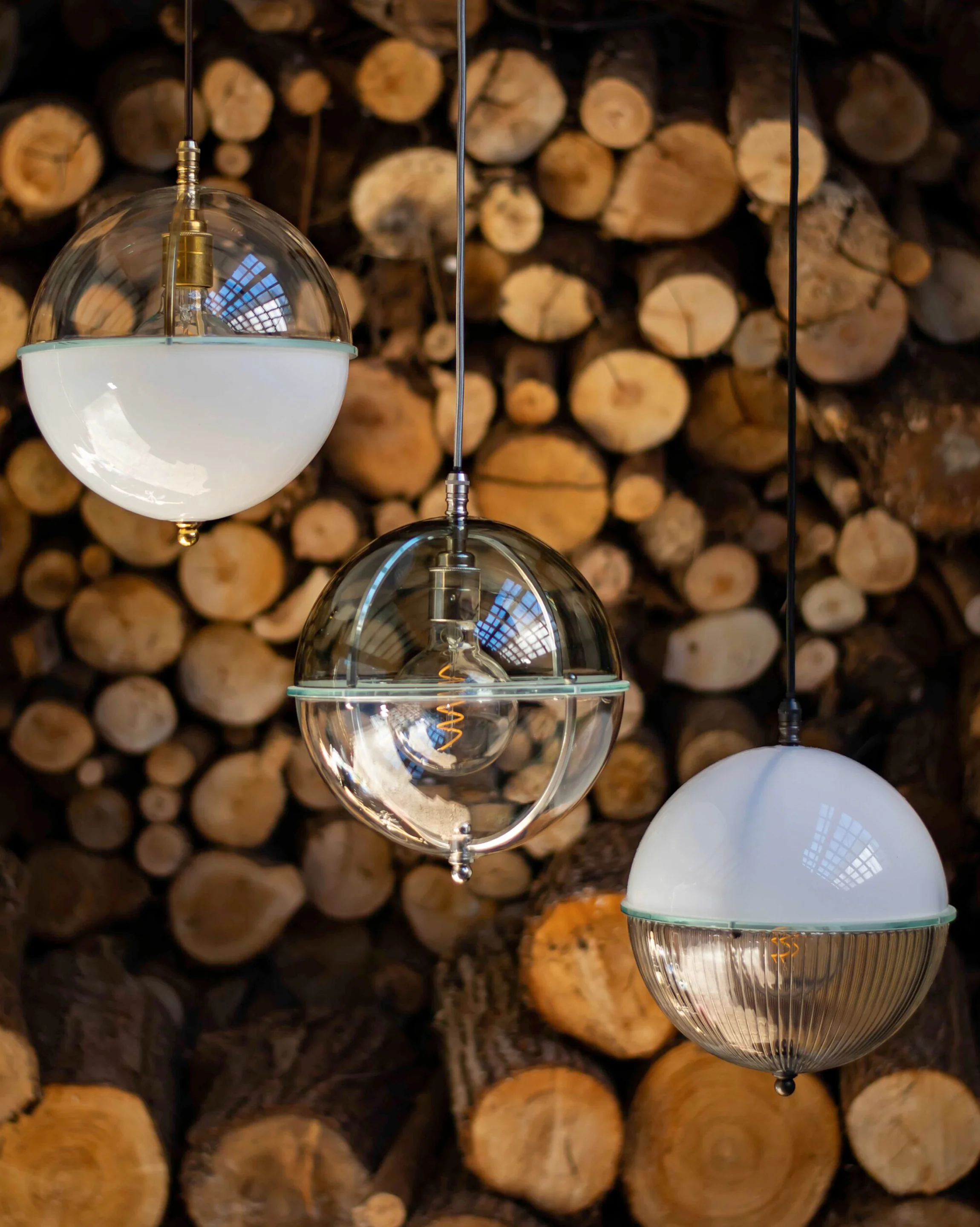 WOMO Globe Glass Pendant Light-WM2504 - Image 7