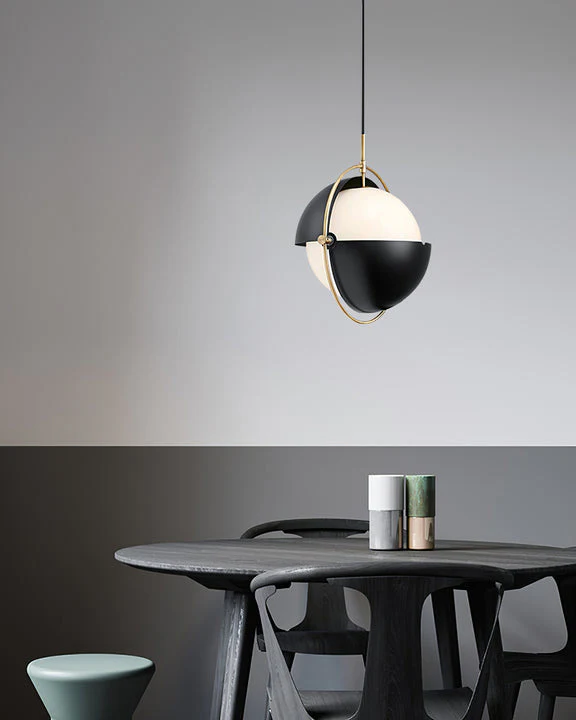WOMO Adjustable Glass Globe Pendant Light-WM2563 - Image 6