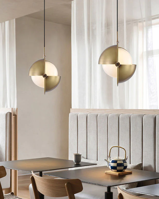 WOMO Adjustable Glass Globe Pendant Light-WM2563 - Image 7