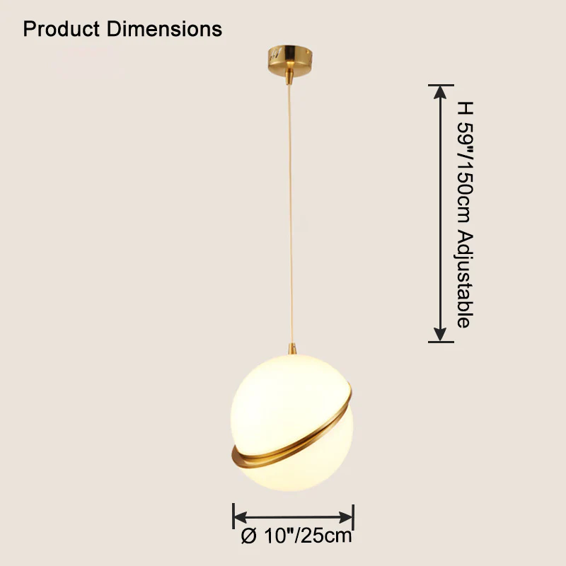WOMO Cut Glass Globe Pendant Light-WM2679 - Image 16