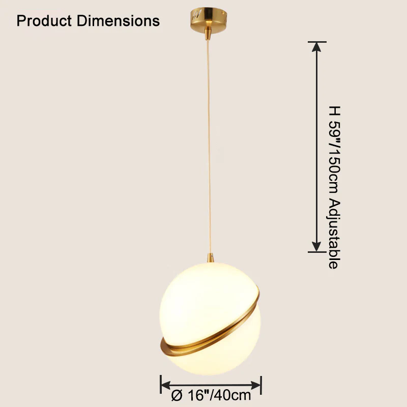 WOMO Cut Glass Globe Pendant Light-WM2679 - Image 20