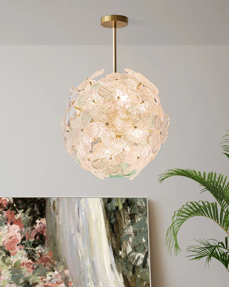 WOMO Glass Orb Chandelier-WM2404 - Image 3
