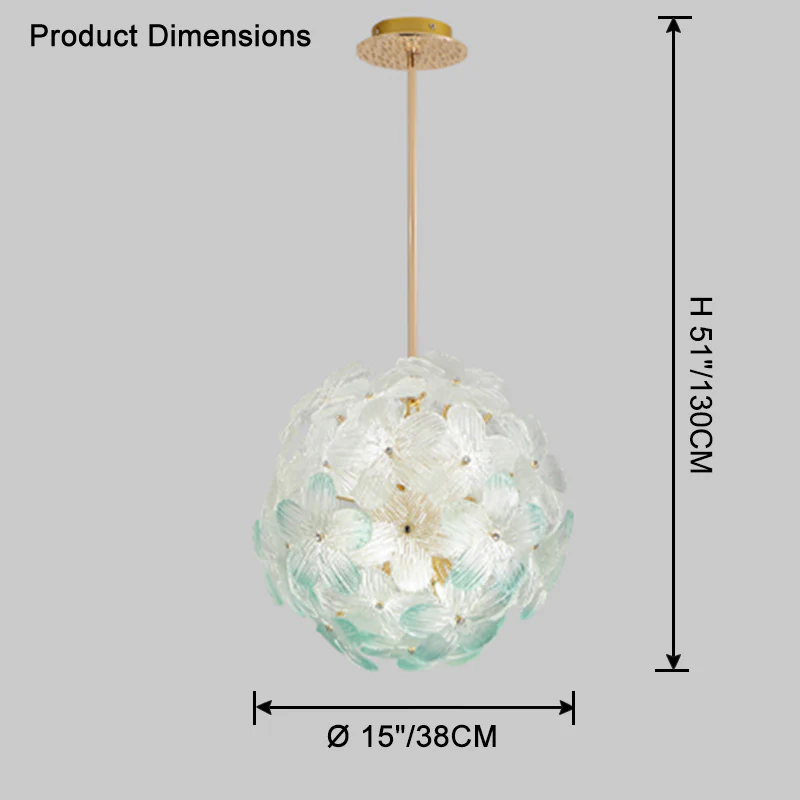 WOMO Glass Orb Chandelier-WM2404 - Image 33