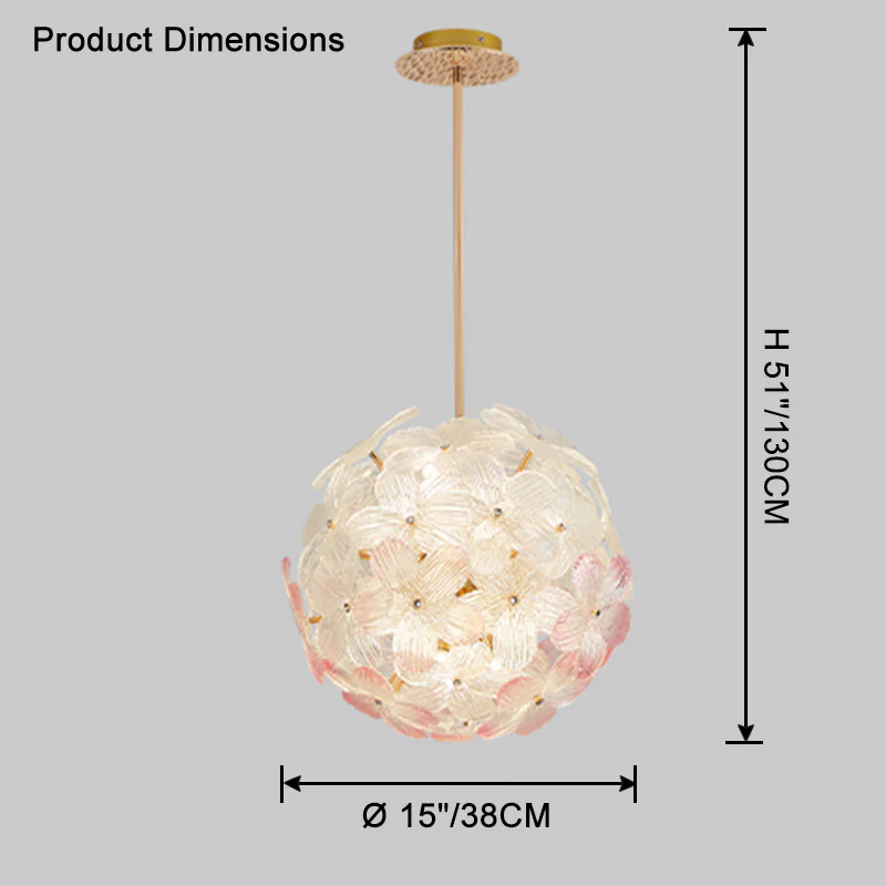 WOMO Glass Orb Chandelier-WM2404 - Image 37