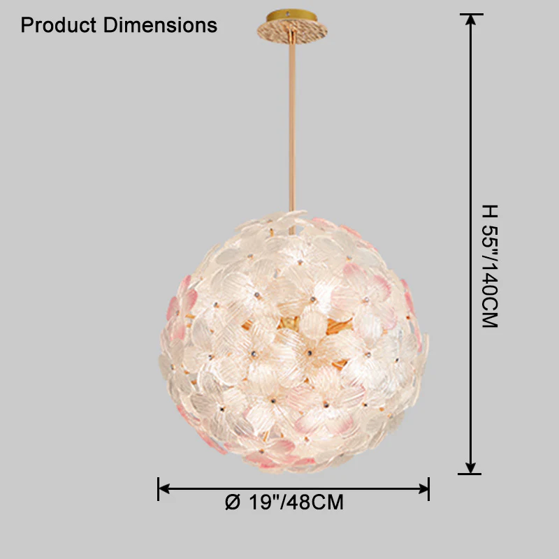 WOMO Glass Orb Chandelier-WM2404 - Image 39
