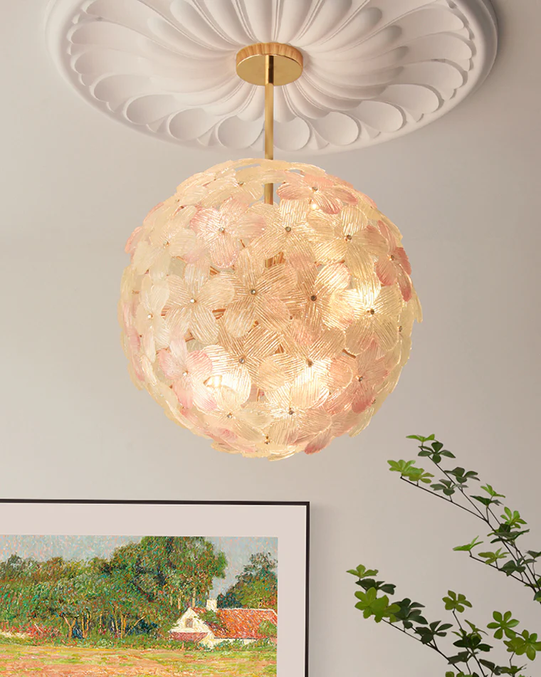 WOMO Glass Orb Chandelier-WM2404 - Image 4