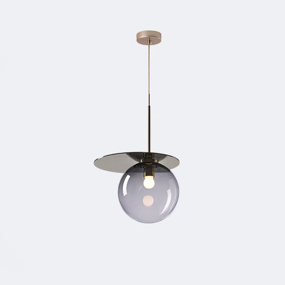 WOMO Colored Glass Globe Pendant Light-WM2573 - Image 9