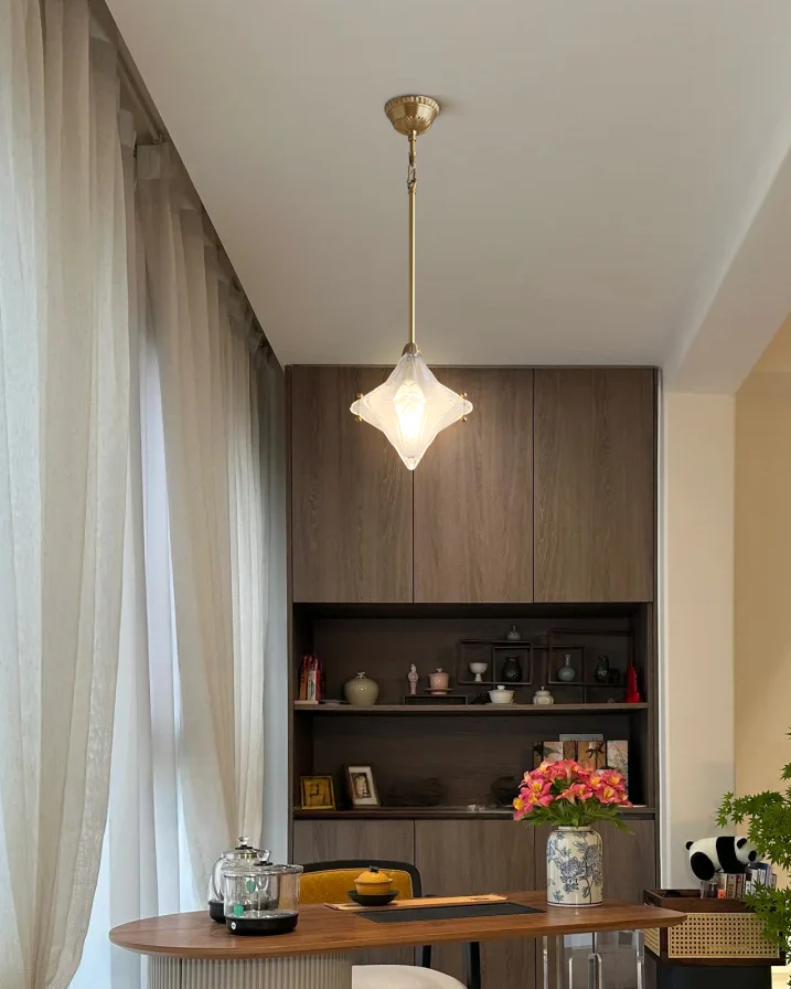 WOMO Glass Star Pendant Light-WM3064 - Image 2