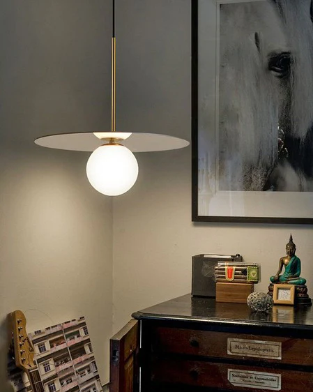 WOMO Globe Disc Pendant Light-WM2579 - Image 11