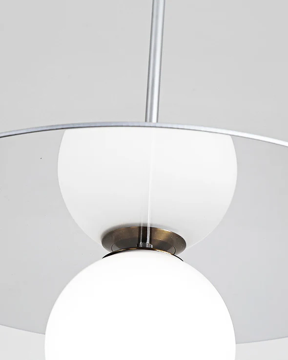 WOMO Globe Disc Pendant Light-WM2579 - Image 14