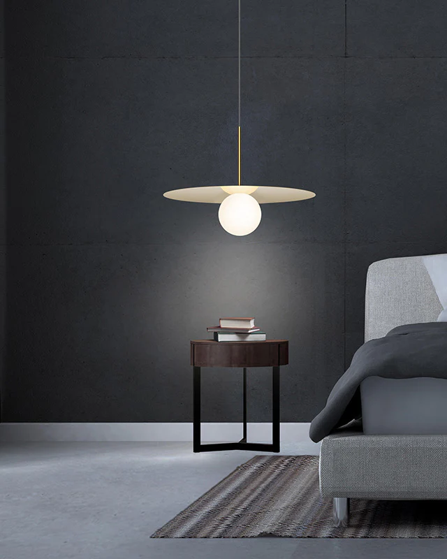WOMO Globe Disc Pendant Light-WM2579 - Image 3