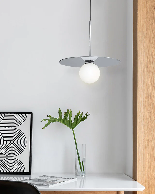 WOMO Globe Disc Pendant Light-WM2579 - Image 4