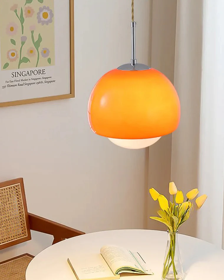 WOMO Globe Glass Pendant Light-WM2658 - Image 8