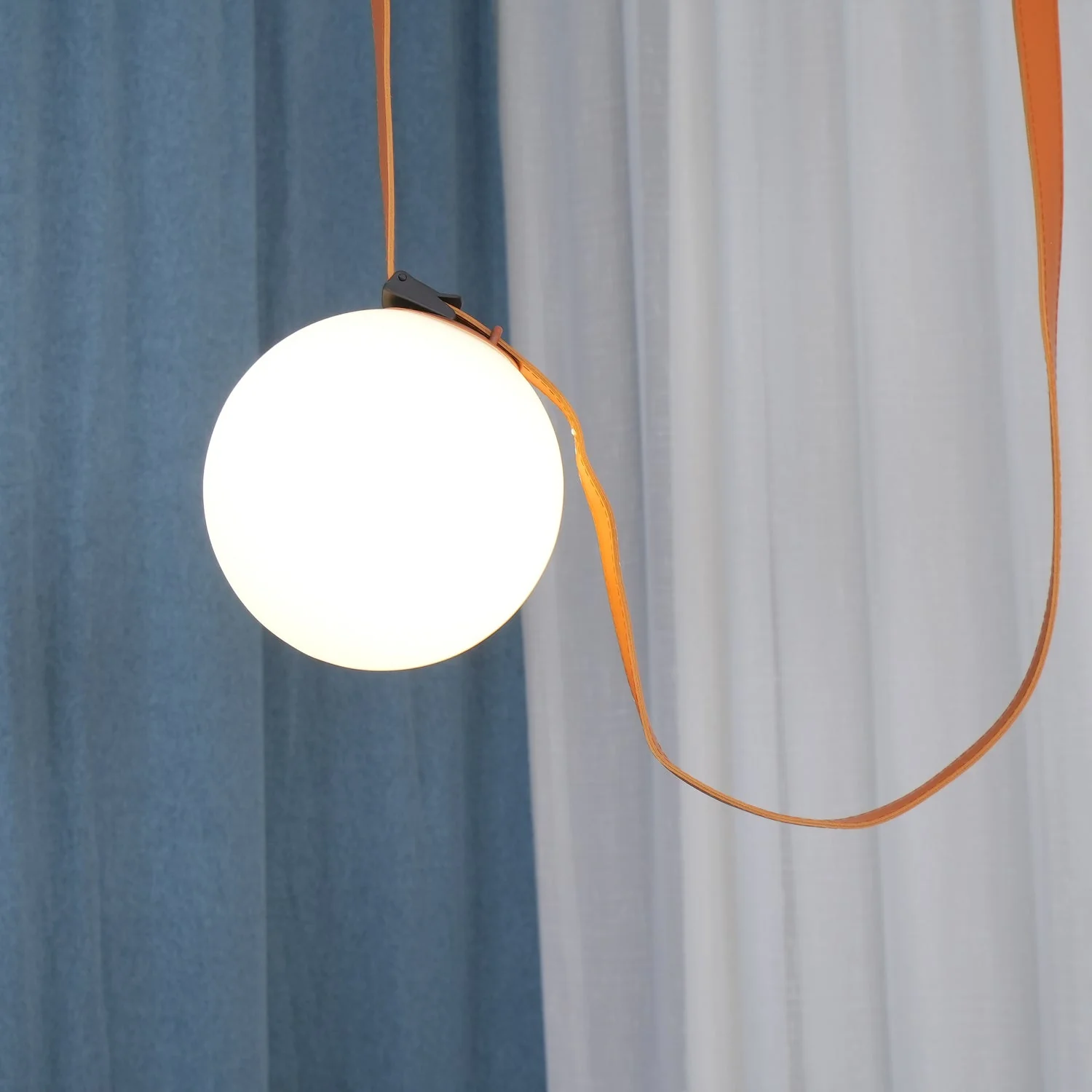 WOMO Globe Leather Pendant Light-WM2311 - Image 27