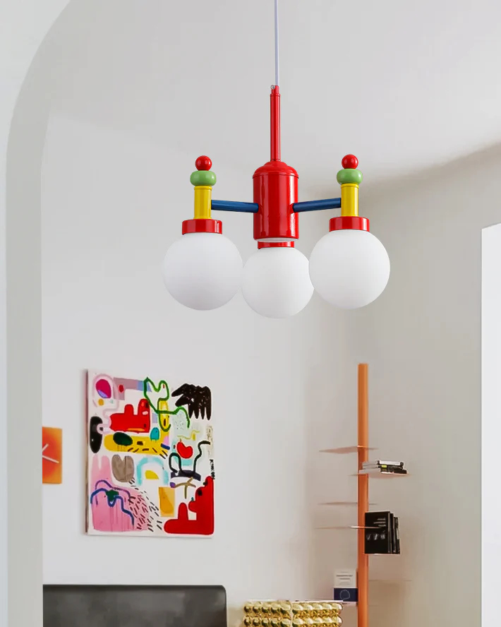 WOMO Globe Multicolour Chandelier-WM2989 - Image 4
