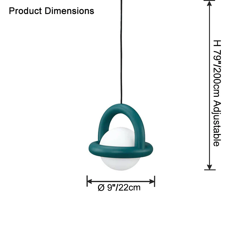 WOMO Globe Pendant Light-WM2728 - Image 22