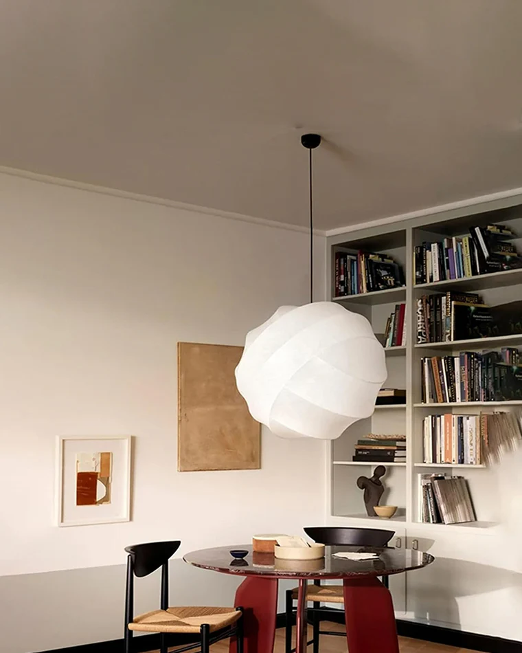 WOMO Globe Silk Pendant Light-WM2759 - Image 13
