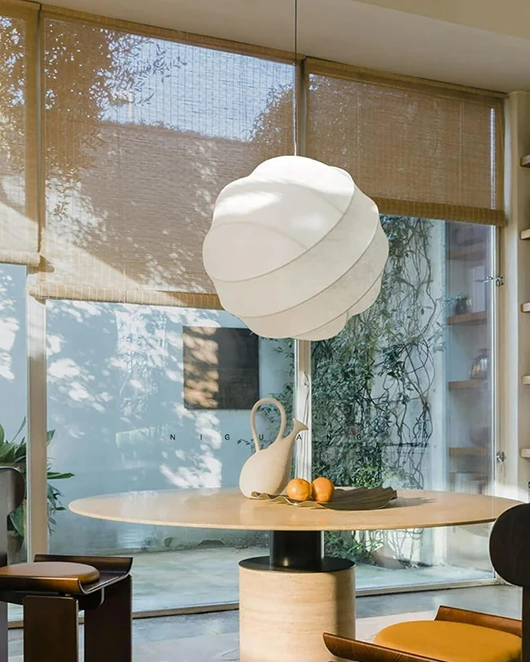 WOMO Globe Silk Pendant Light-WM2759 - Image 16