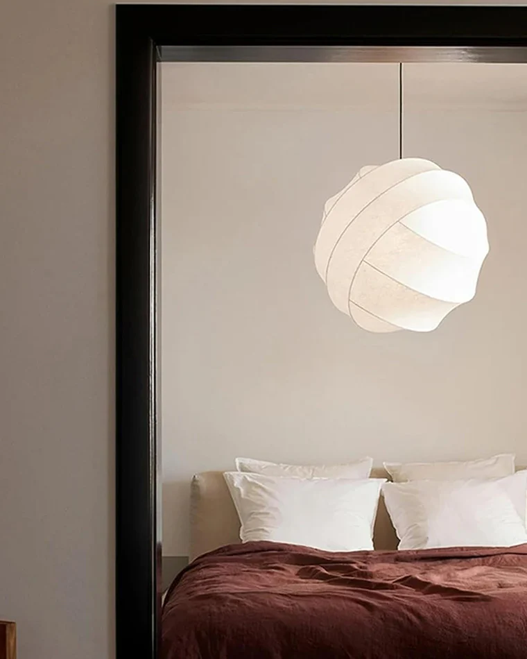 WOMO Globe Silk Pendant Light-WM2759 - Image 17