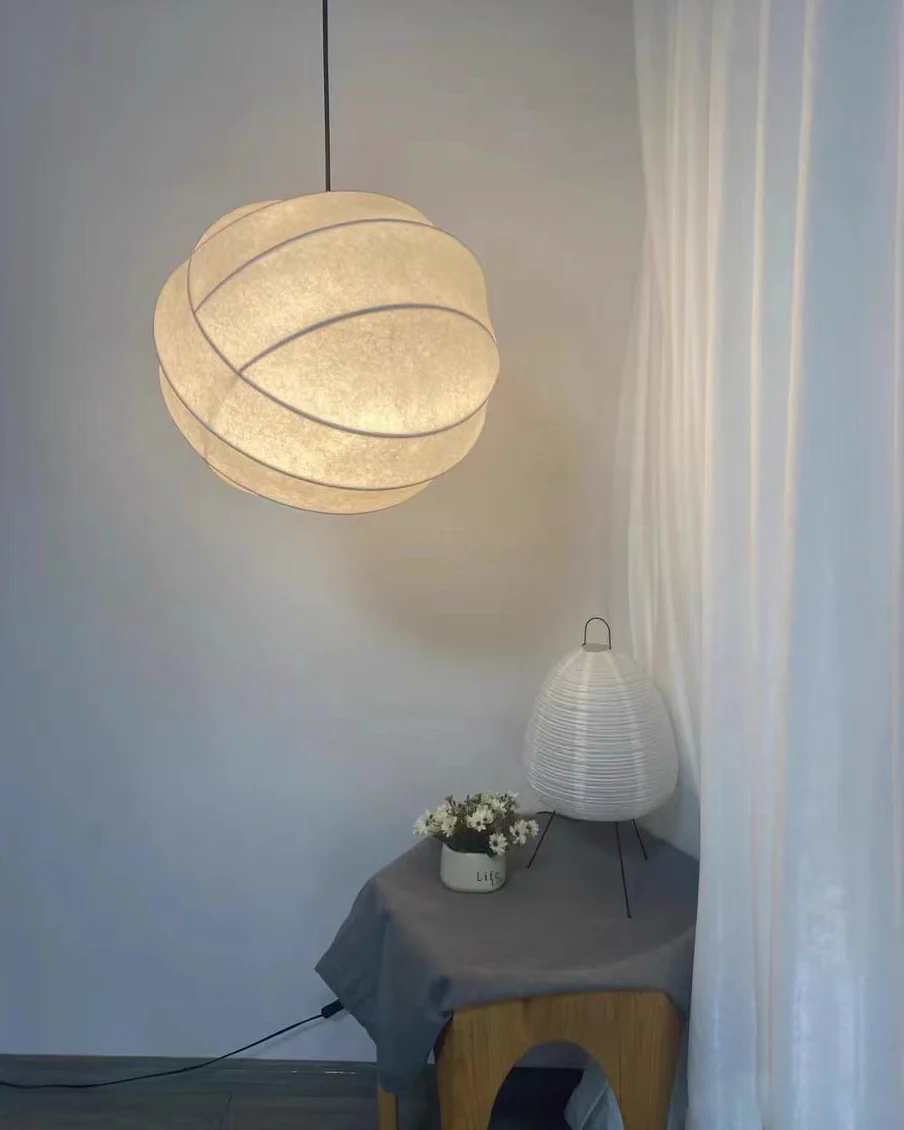 WOMO Globe Silk Pendant Light-WM2759 - Image 22